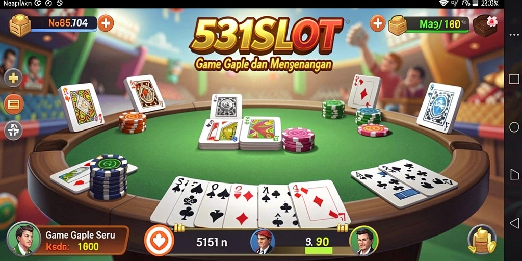 Screenshot gameplay seru dari permainan Gaple 531SLOT.