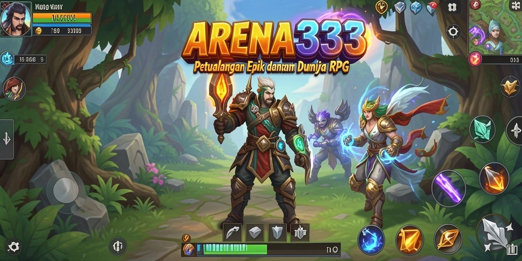 Gameplay RPG yang seru dan menegangkan di ARENA333.