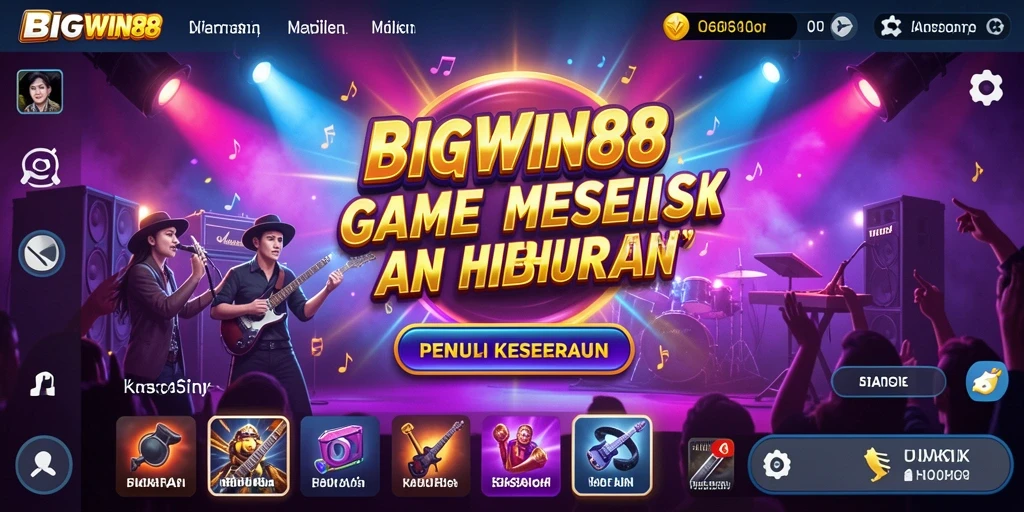 Screenshot gameplay <strong>BIGWIN88</strong> menampilkan pengalaman bermain musik yang seru.