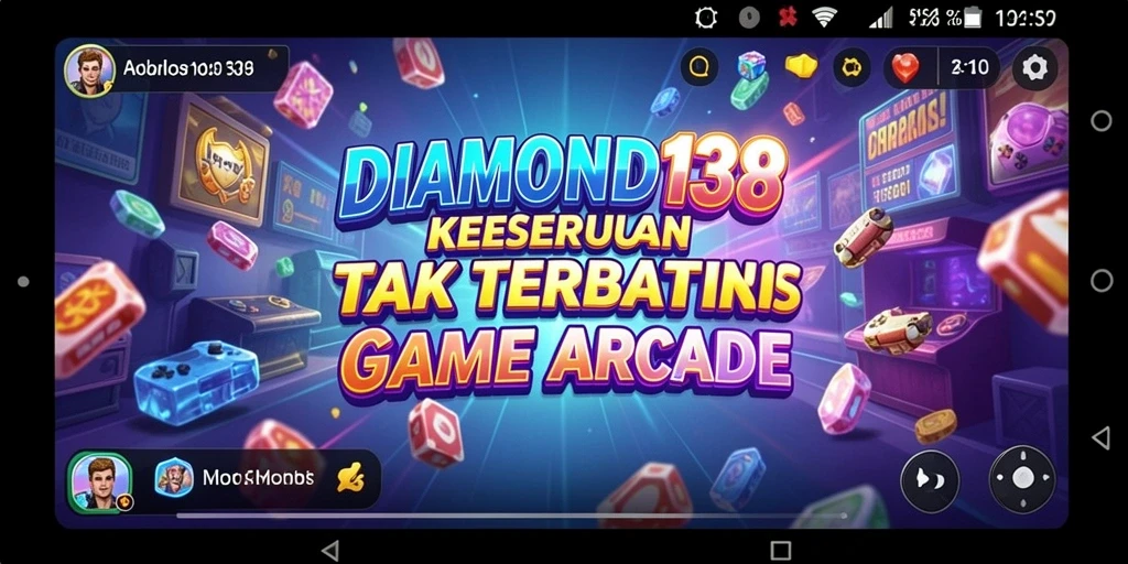 Screenshot gameplay seru DIAMOND138 yang menampilkan aksi bertema arcade.