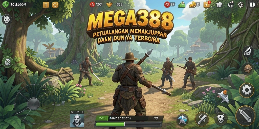 Tampilan gameplay yang menakjubkan di dunia terbuka MEGA388.