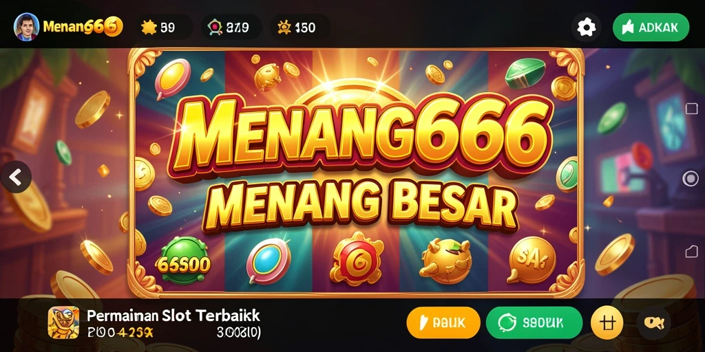 Tampilan gameplay Slot yang menarik di MENANG666.