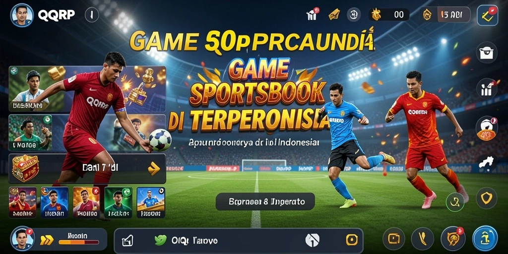 Tampilan tangkapan layar dari gameplay Sportsbook di QQRP.