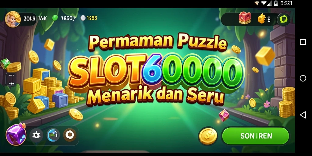 Screenshot gameplay menarik dari game Puzzle SLOT6000.