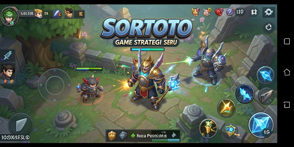 Tampilan screenshot permainan SORTOTO menampilkan aksi SLG yang intens.