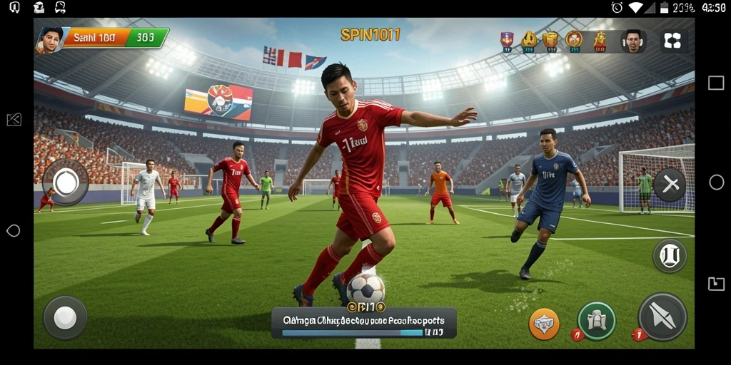 Tampilan menarik dari gameplay SPIN101 yang dinamis dan kompetitif.