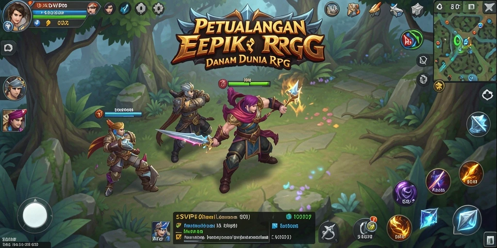 Tampilan gameplay epik dari SVIP5 dengan karakter yang beraksi.