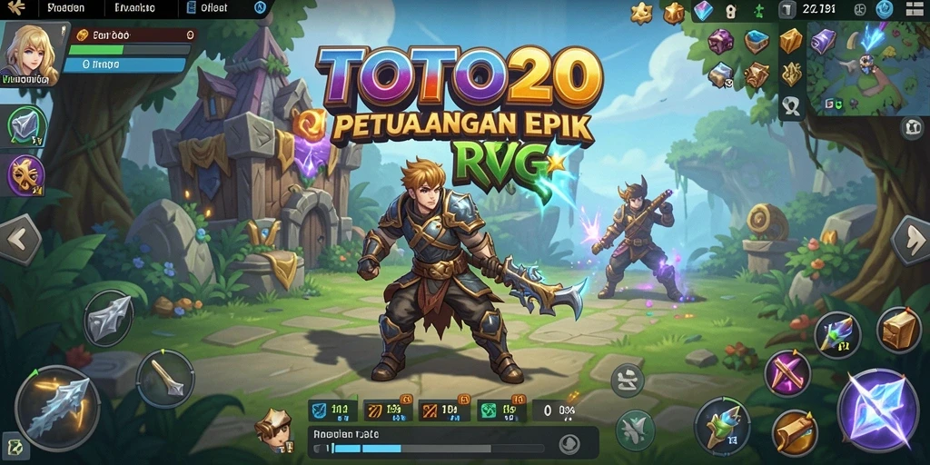Screenshot gameplay TOTO20 yang menunjukkan aksi pertarungan yang mendebarkan.
