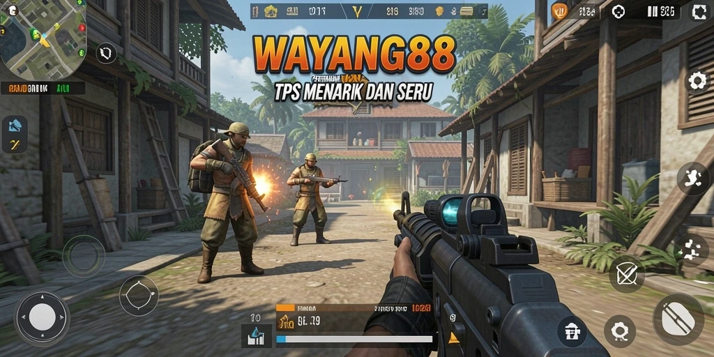 Tampilan grafis menawan dan aksi seru dalam gameplay TPS.
