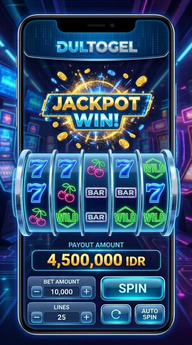 Tampilan utama aplikasi dultogel yang informatif.